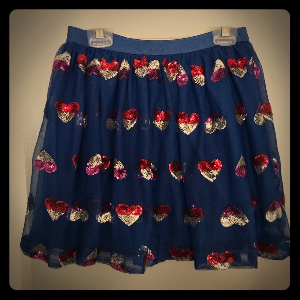 Short Girls Skirt with Hearts